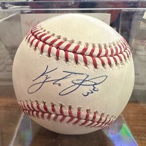 Kyle Tucker Autographed Official MLB Baseball With Beckett Certificate